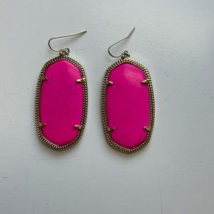 Pink Kendra Scott earrings